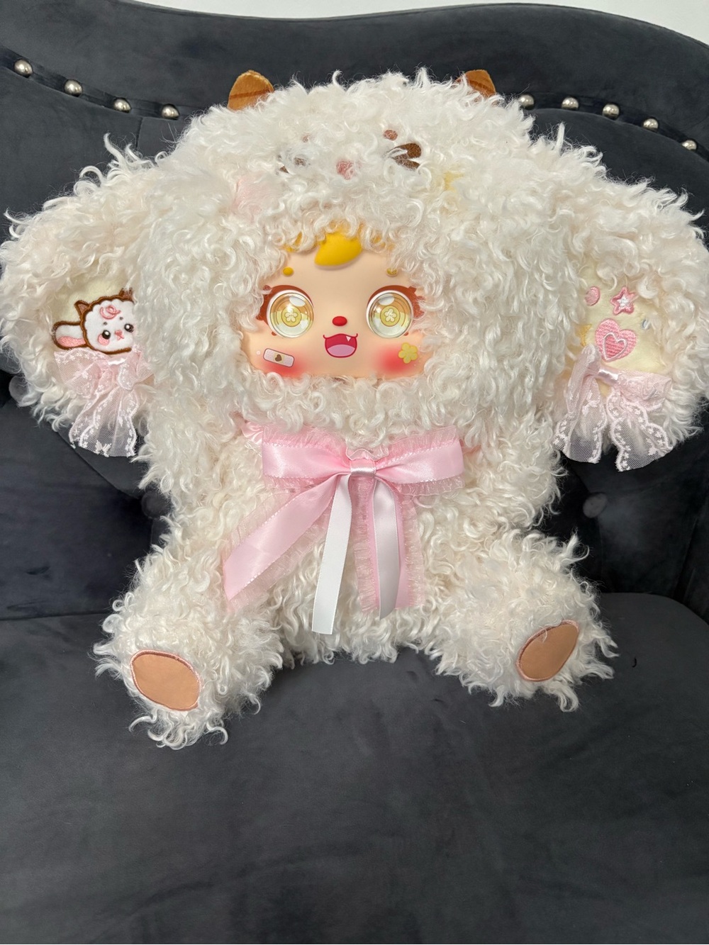 Samuel 680% Dessert Series Plush – Vanilla Daifuku – White Sheep